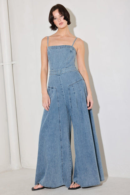 COASTAL CONFIDENCE DENIM JUMPSUIT