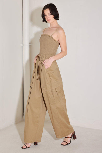 DESERT DAYDREAM WOVEN JUMPSUIT