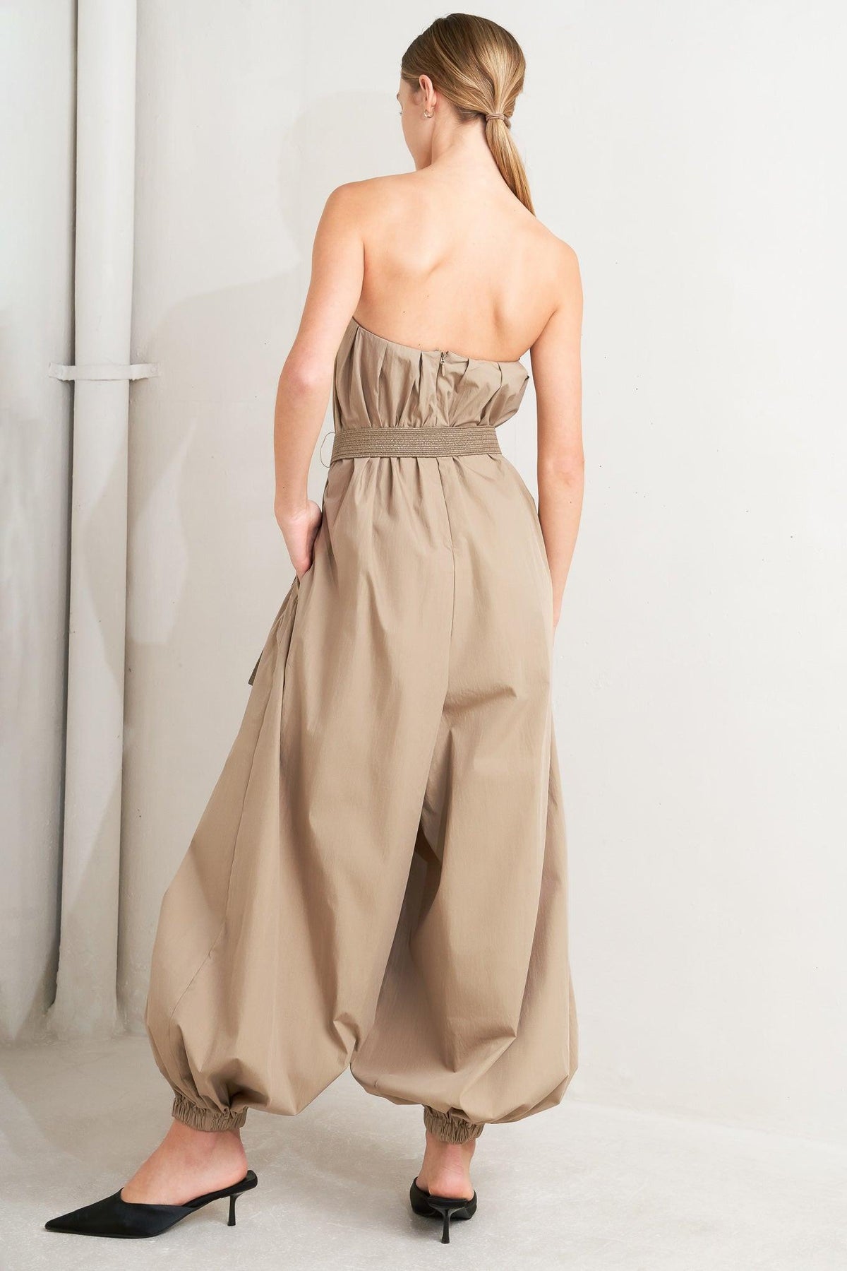QUIET SENSUALITY WOVEN JUMPSUIT