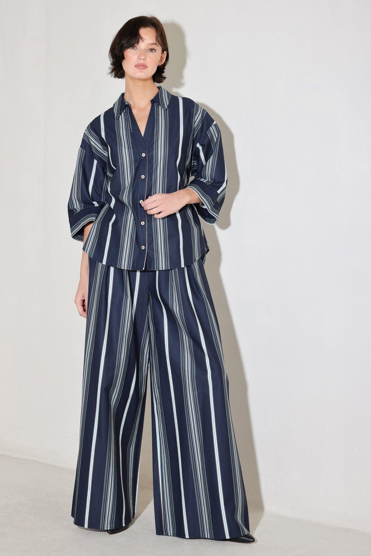 PANTALONES TEJIDOS CITY STRIPE