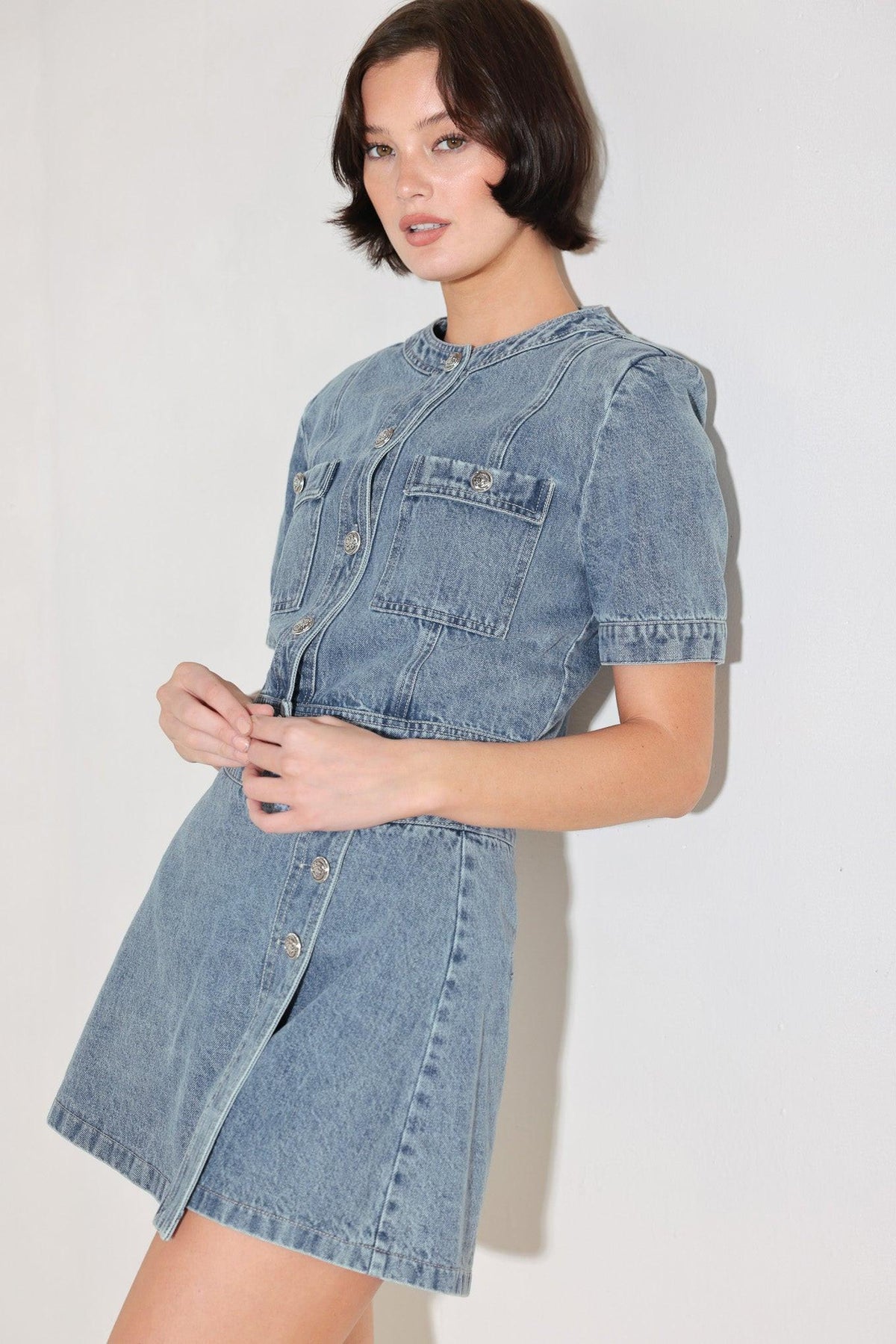 STREET MUSE DENIM SKORT