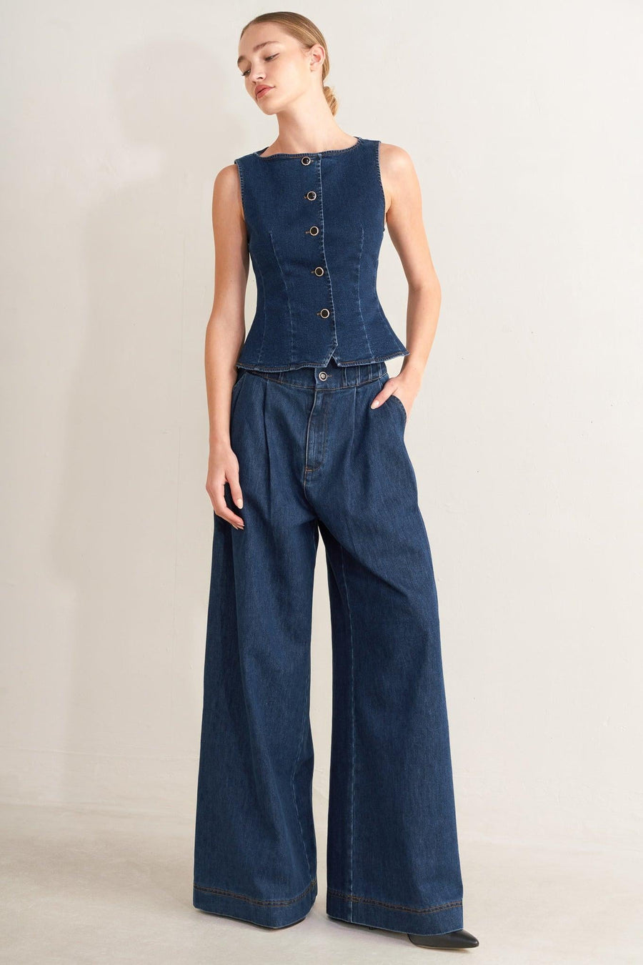 OCEAN DRIVE WIDE DENIM PANTS