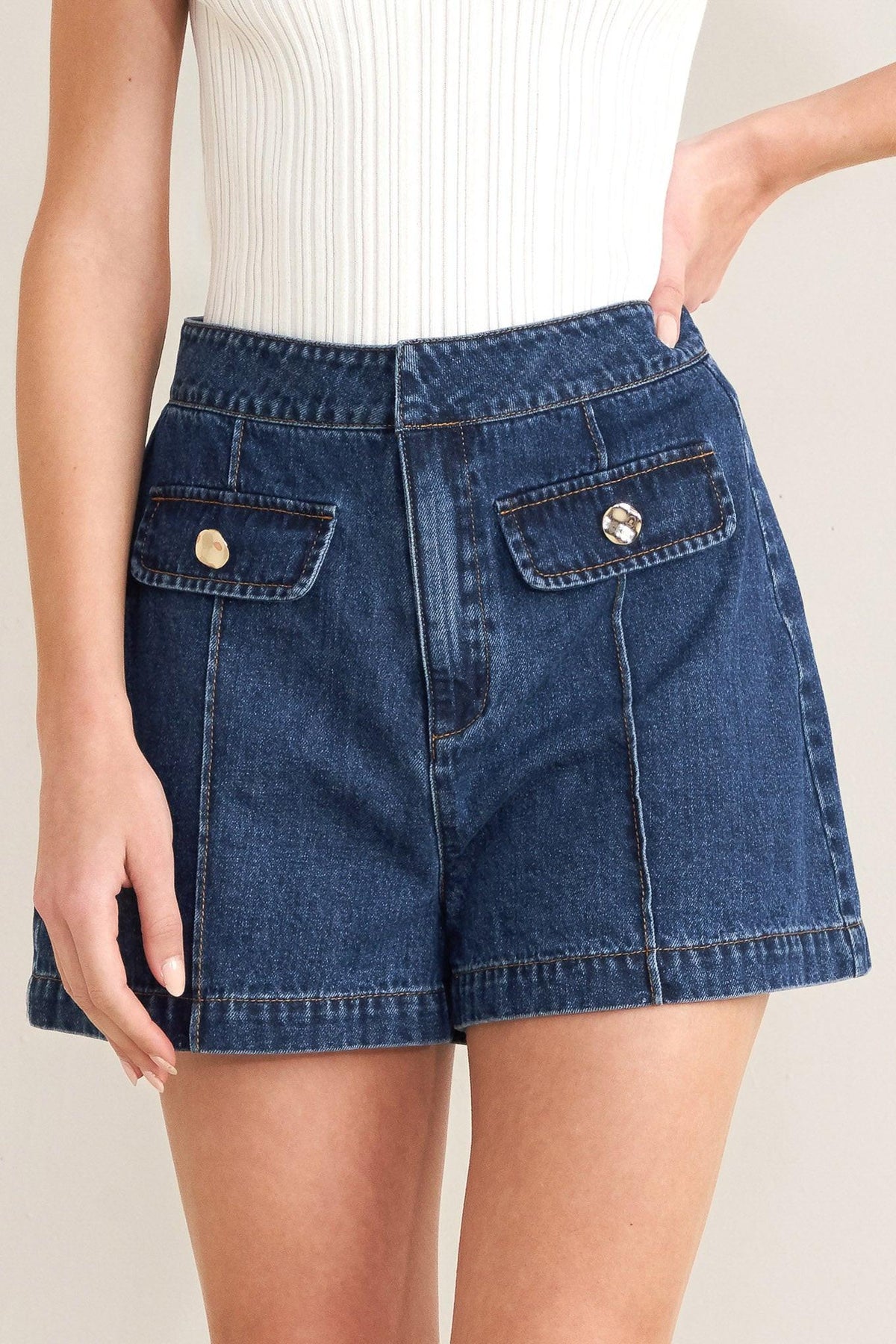 SHORTS DE MEZCLILLA ELEGANTES PARA SIEMPRE
