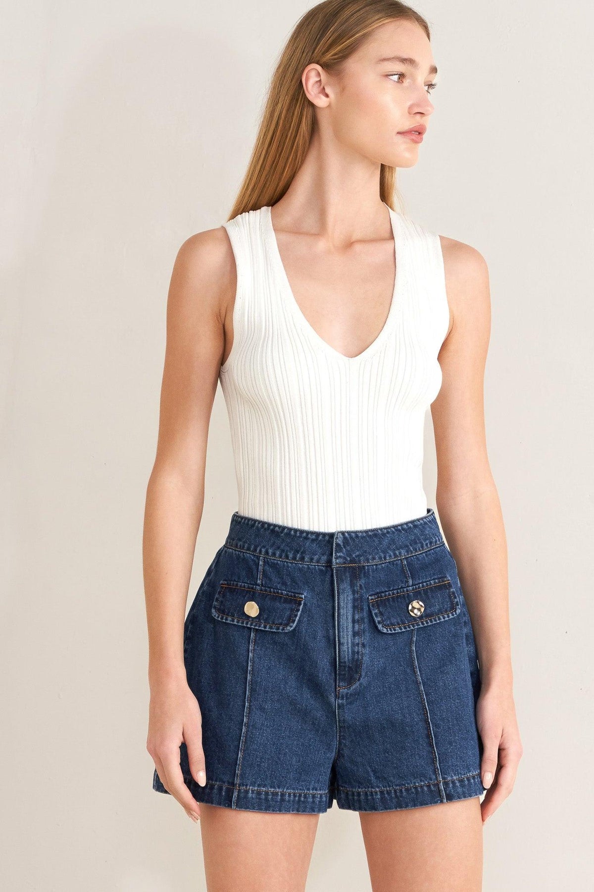 SHORTS DE MEZCLILLA ELEGANTES PARA SIEMPRE