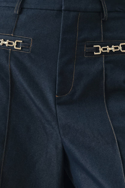 YACHT CLUB WOVEN WIDE LEG PANTS