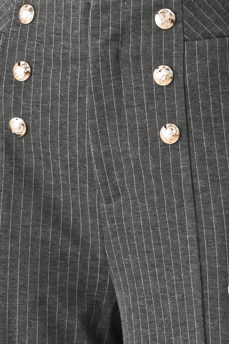 PANTALONES MODERNOS DE TEJIDO A RAYAS