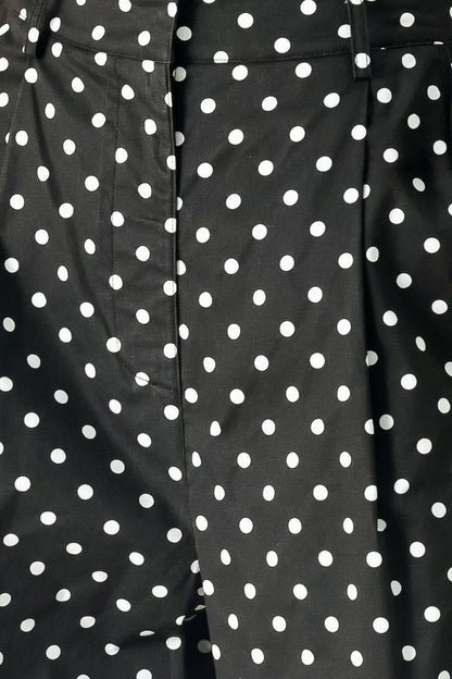FOREVER CHIC POLKA WOVEN PANTS