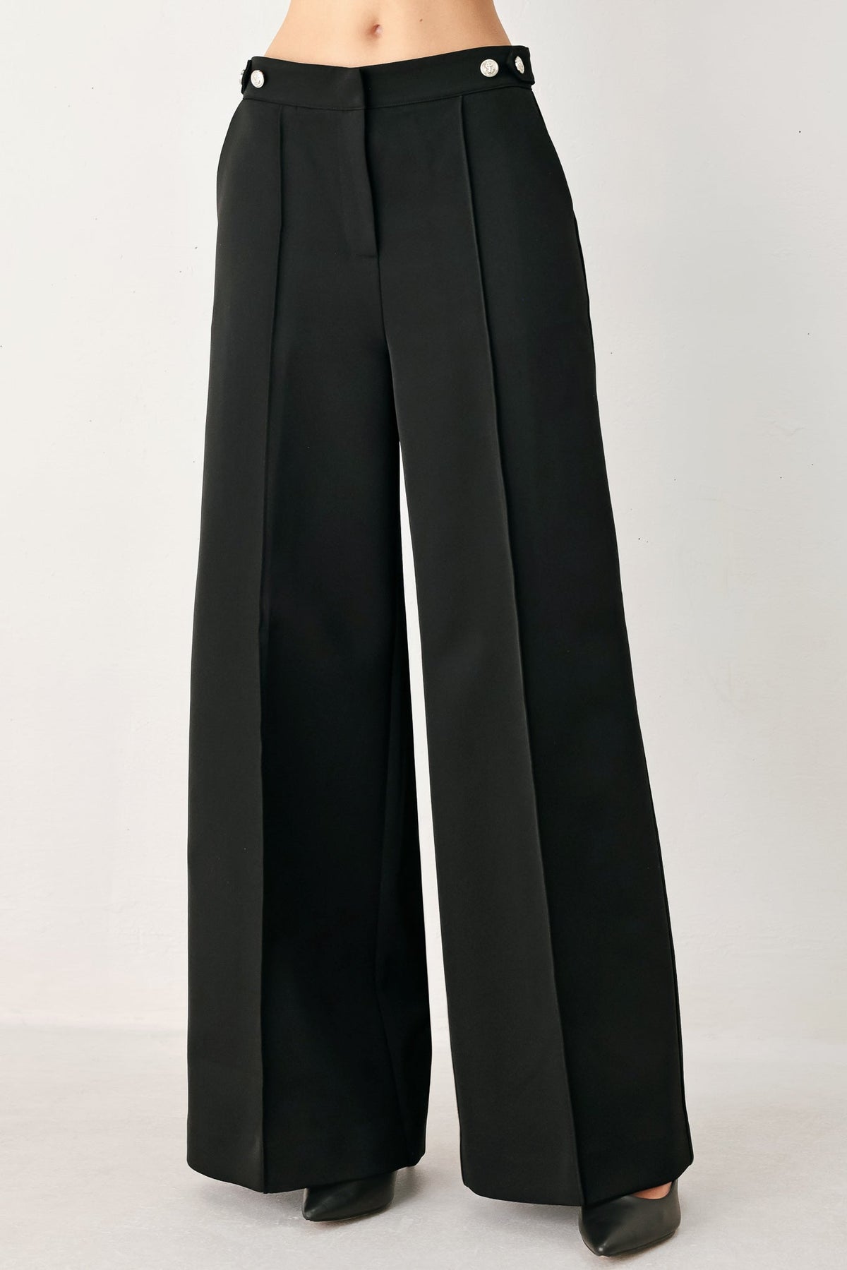 PANTALONES PALAZZO TEJIDOS BLACK POWER