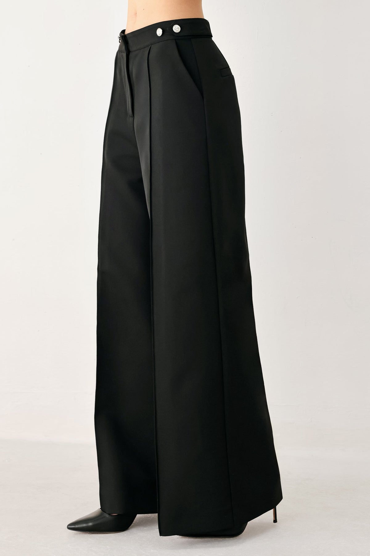 PANTALONES PALAZZO TEJIDOS BLACK POWER