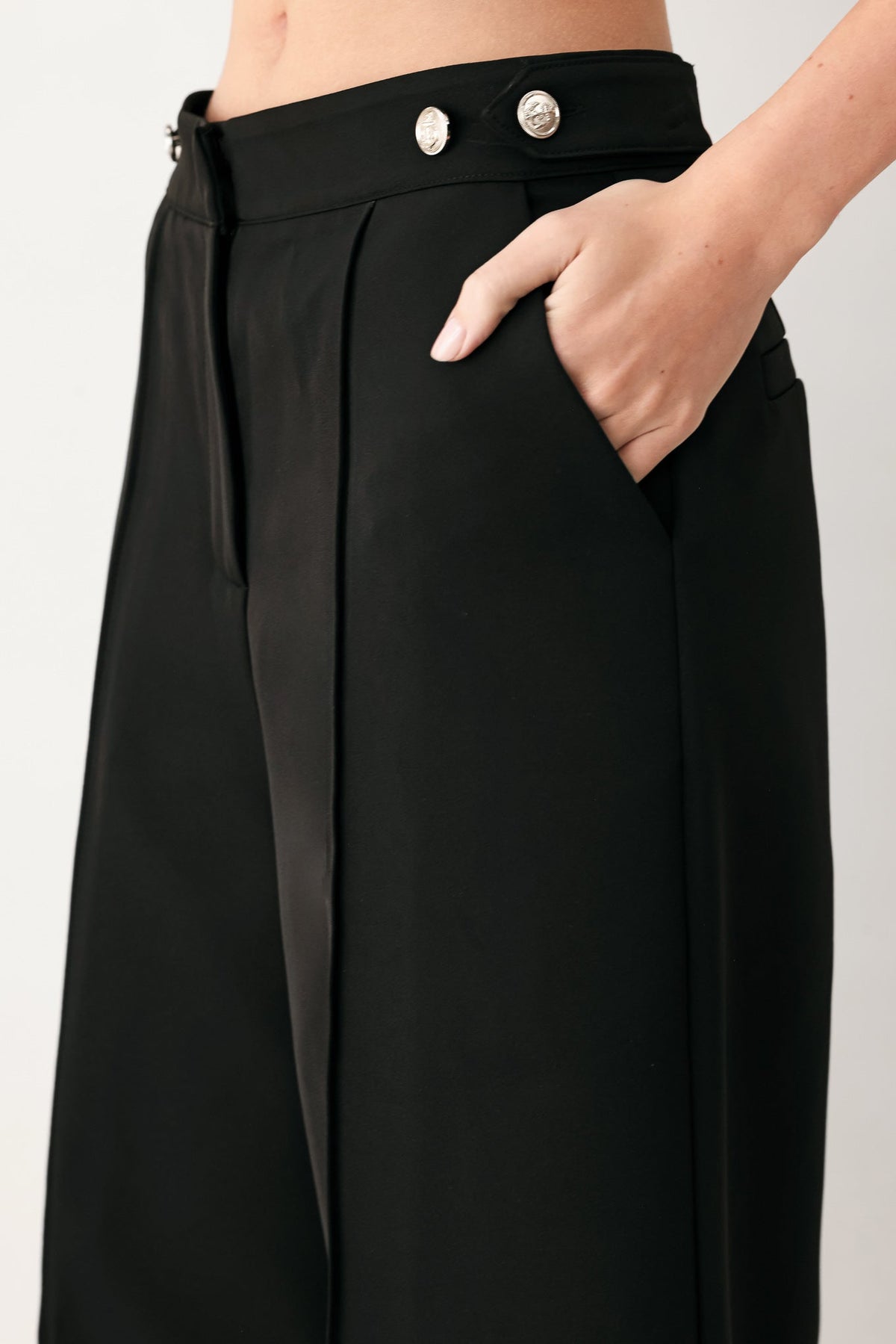 PANTALONES PALAZZO TEJIDOS BLACK POWER