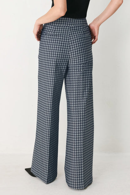 NOIR SOCIETY WOVEN WIDE LEG PANTS