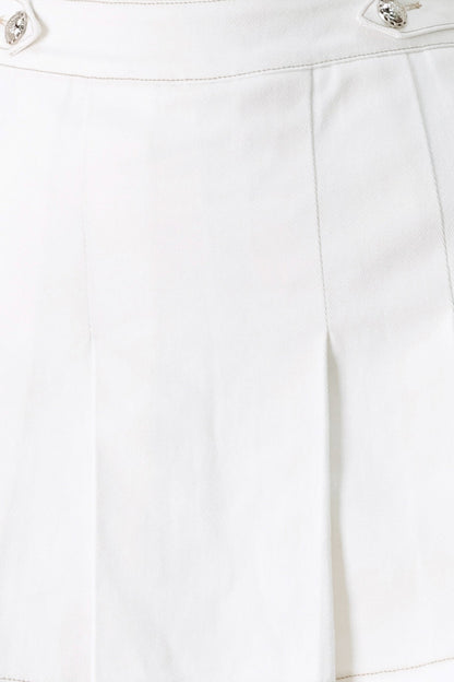 CHAMPAGNE CLUB WOVEN SKORT