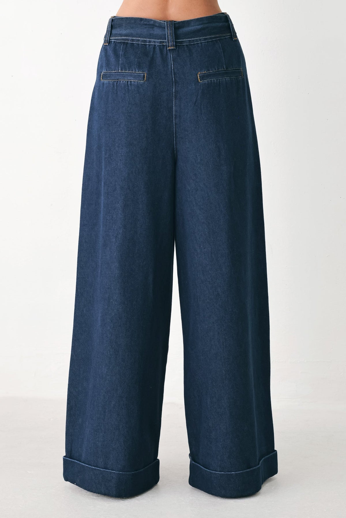 PANTALONES DE MEZCLILLA MODERN MUSE AZUL ÍNDIGO PROFUNDO