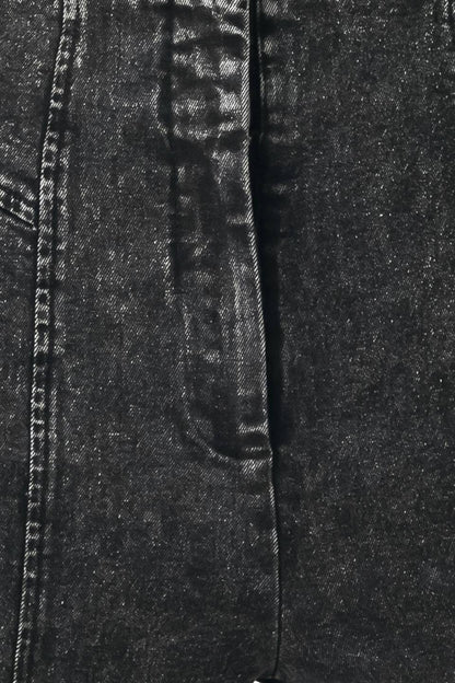 CITY LIMITS BLACK DENIM WIDE LEG PANTS