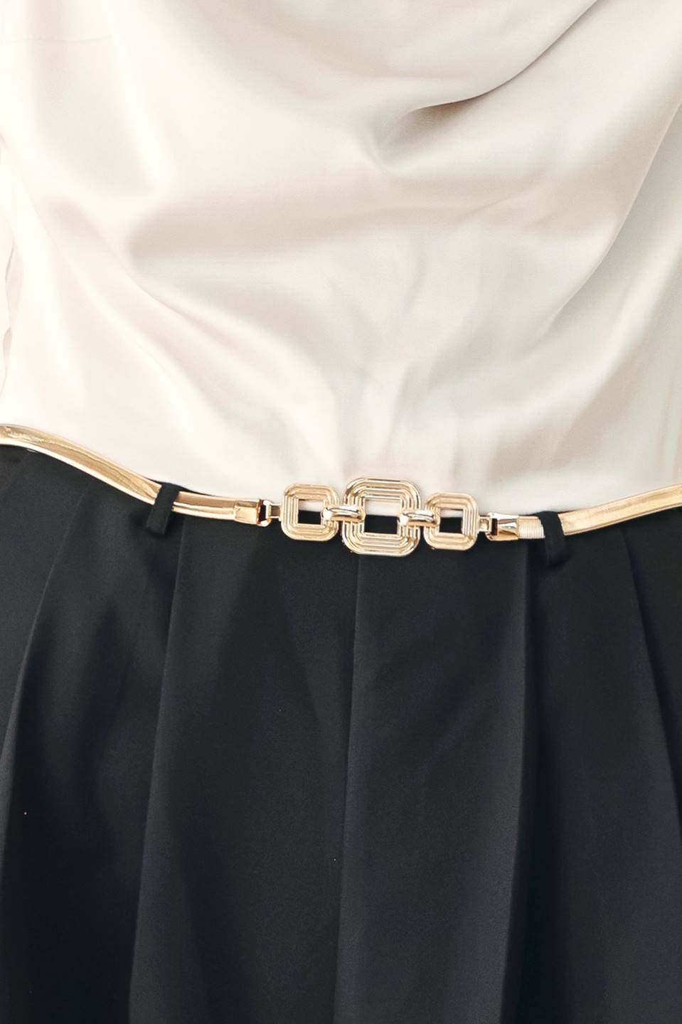 MONO TEJIDO POISE NEGRO Y CREMA