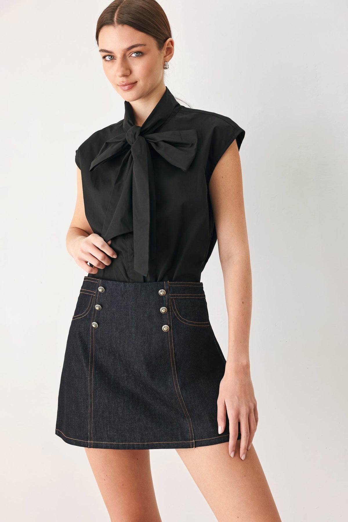 FALDA PANTALÓN DE MEZCLILLA MODERN PREP
