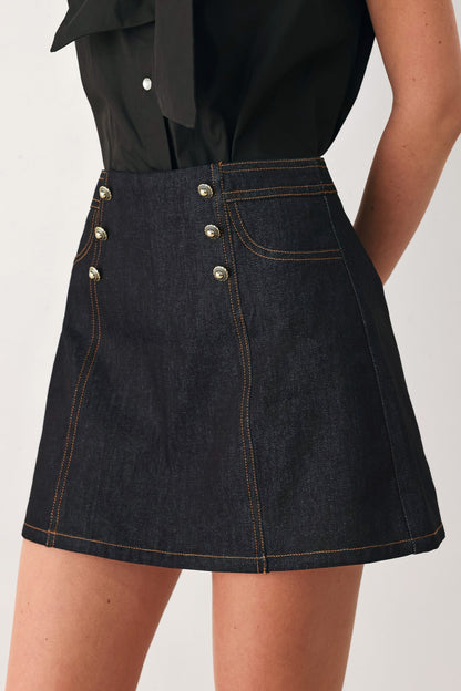 MODERN PREP DENIM SKORT