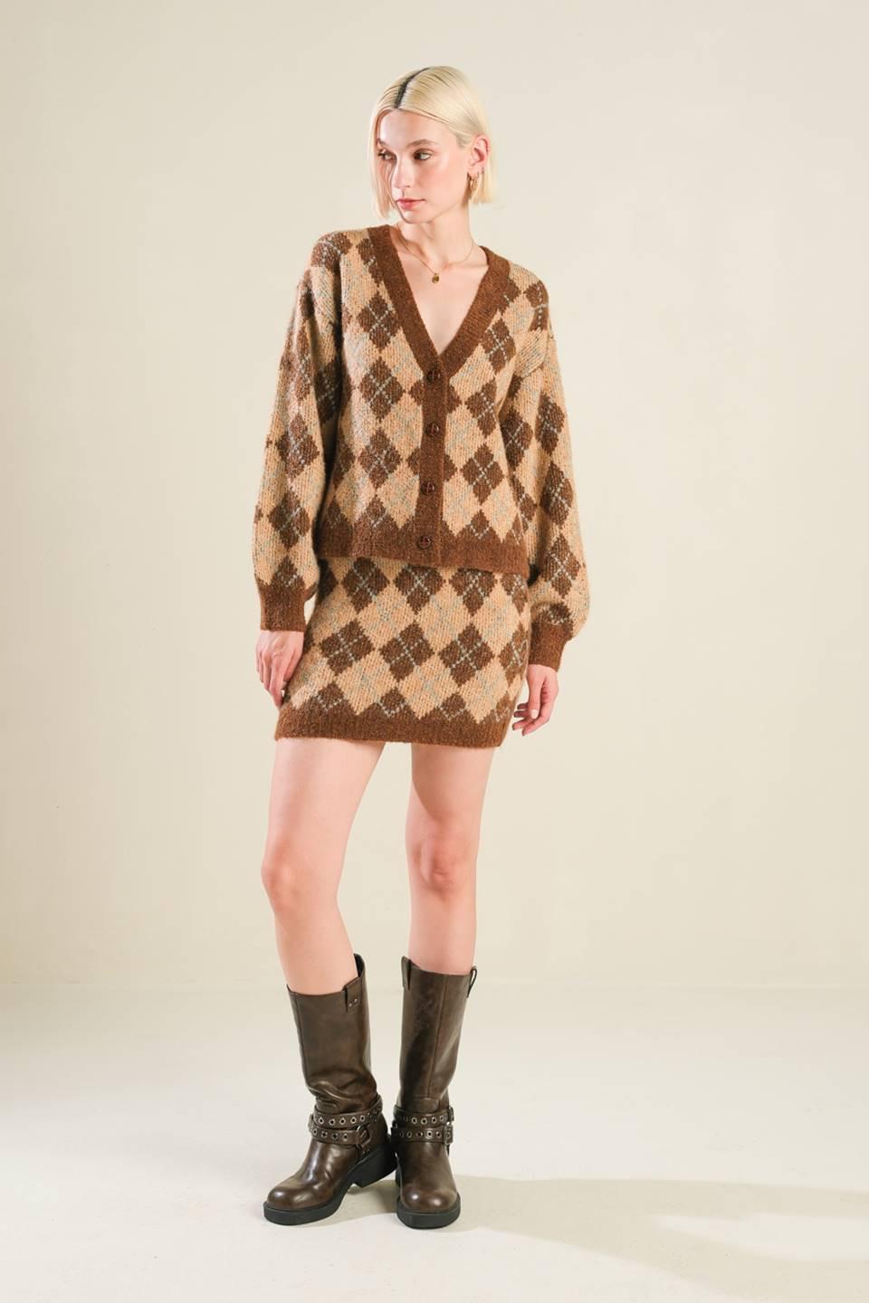 CHAQUETA DE PUNTO CHALECO COAST CHAMPAGNE