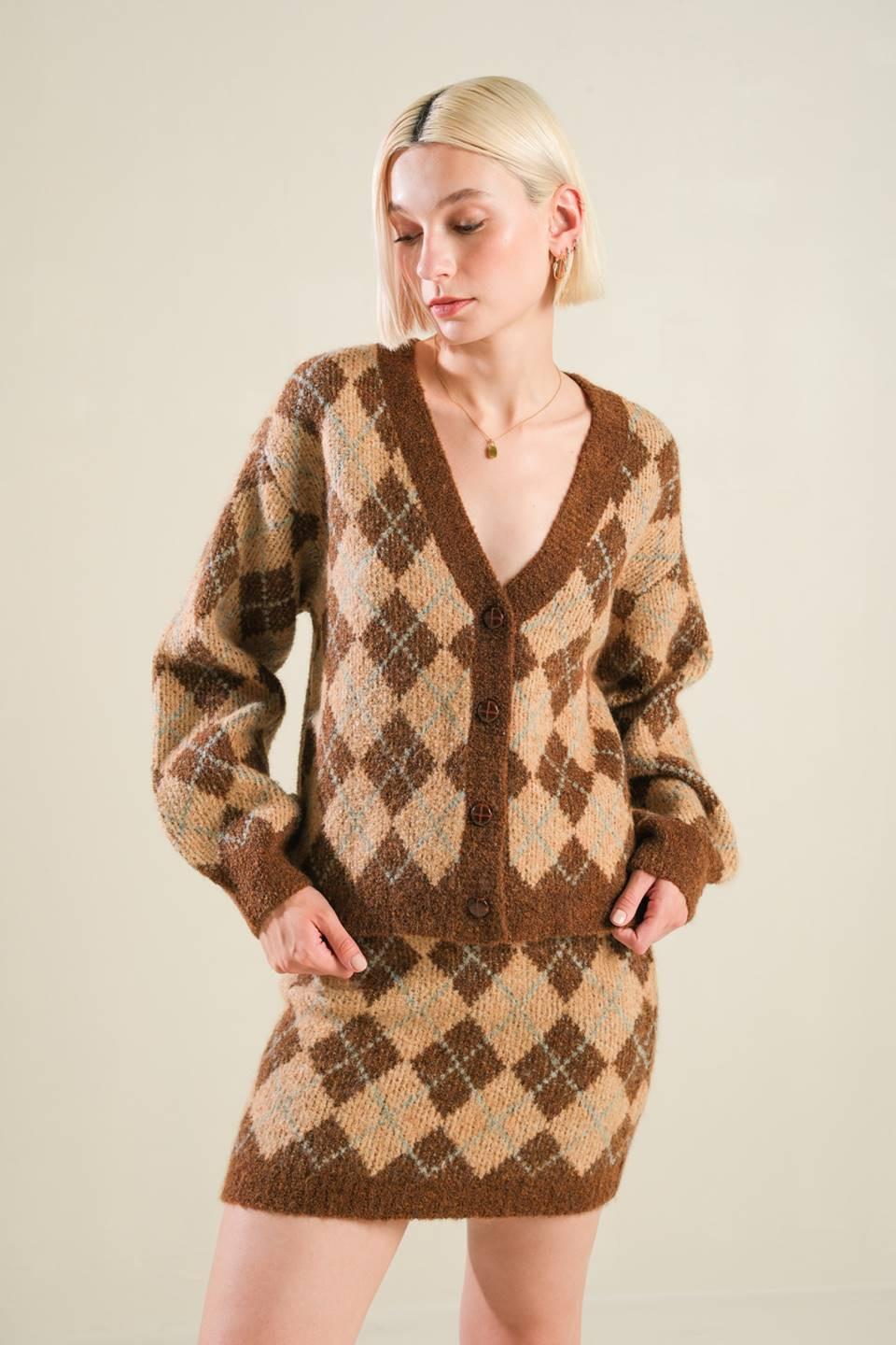 CHAQUETA DE PUNTO CHALECO COAST CHAMPAGNE