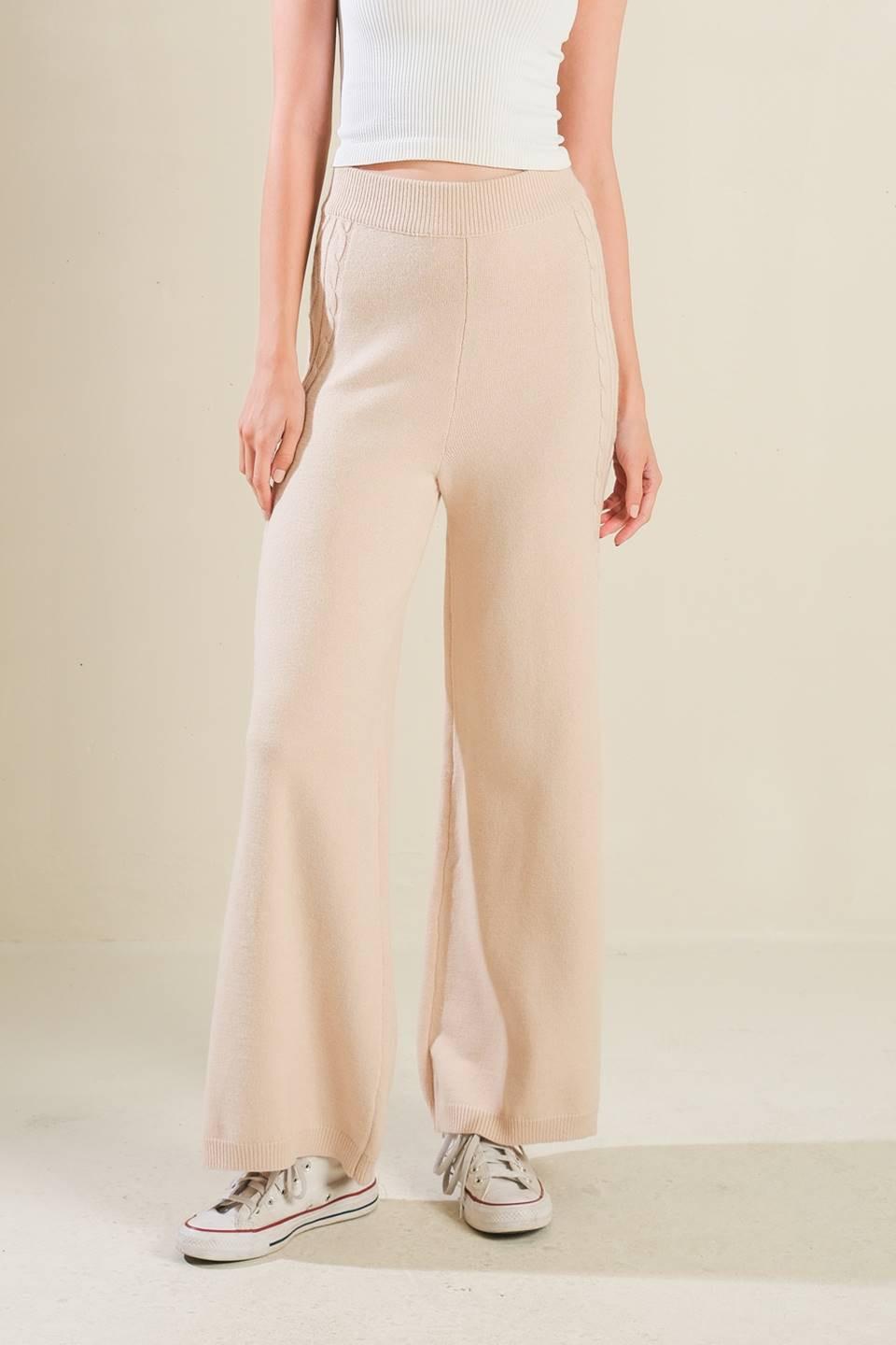 PANTALONES DE PUNTO HOLD YOUR GAZE
