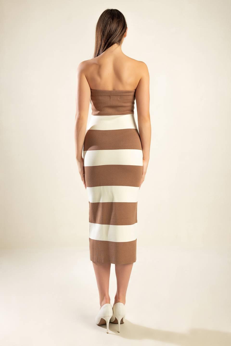 VESTIDO MIDI TUBULAR «TARDE ROMÁNTICA»