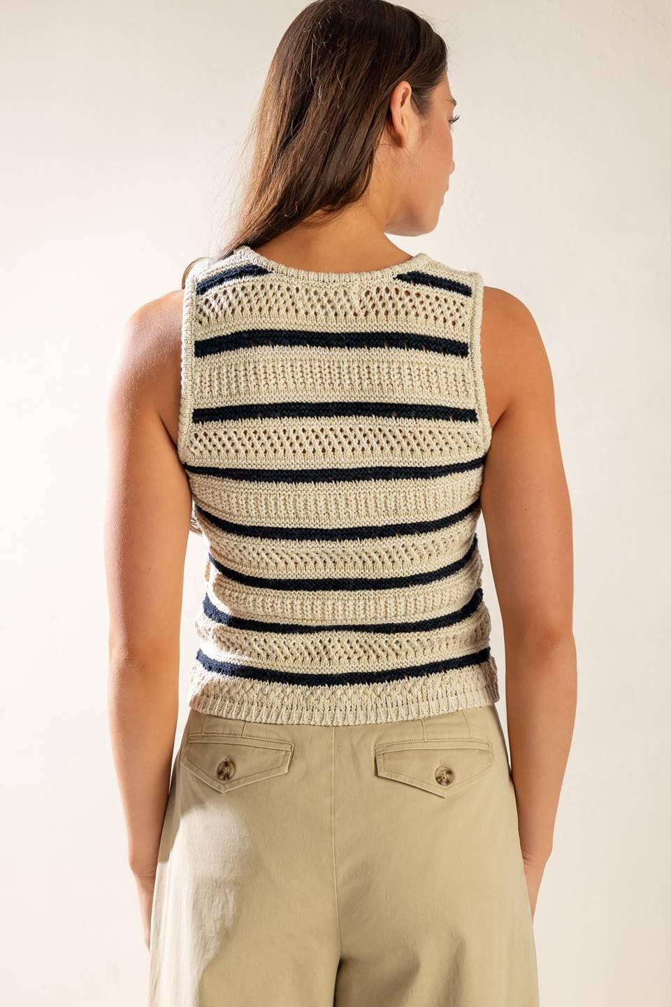 INTO THE NATURAL SWEATER KNIT VEST