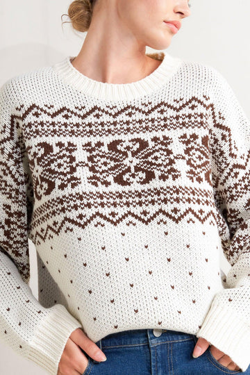 CREAM/BROWN