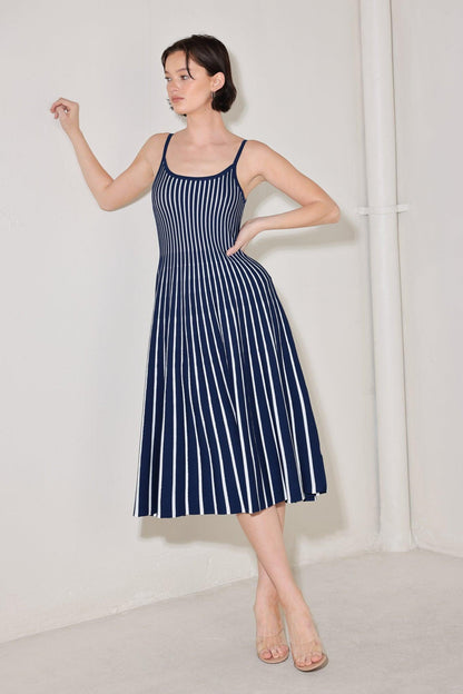 BOARDWALK BEAUTY SWEATER MIDI DRESS