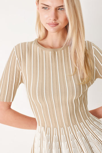 TAUPE/WHITE