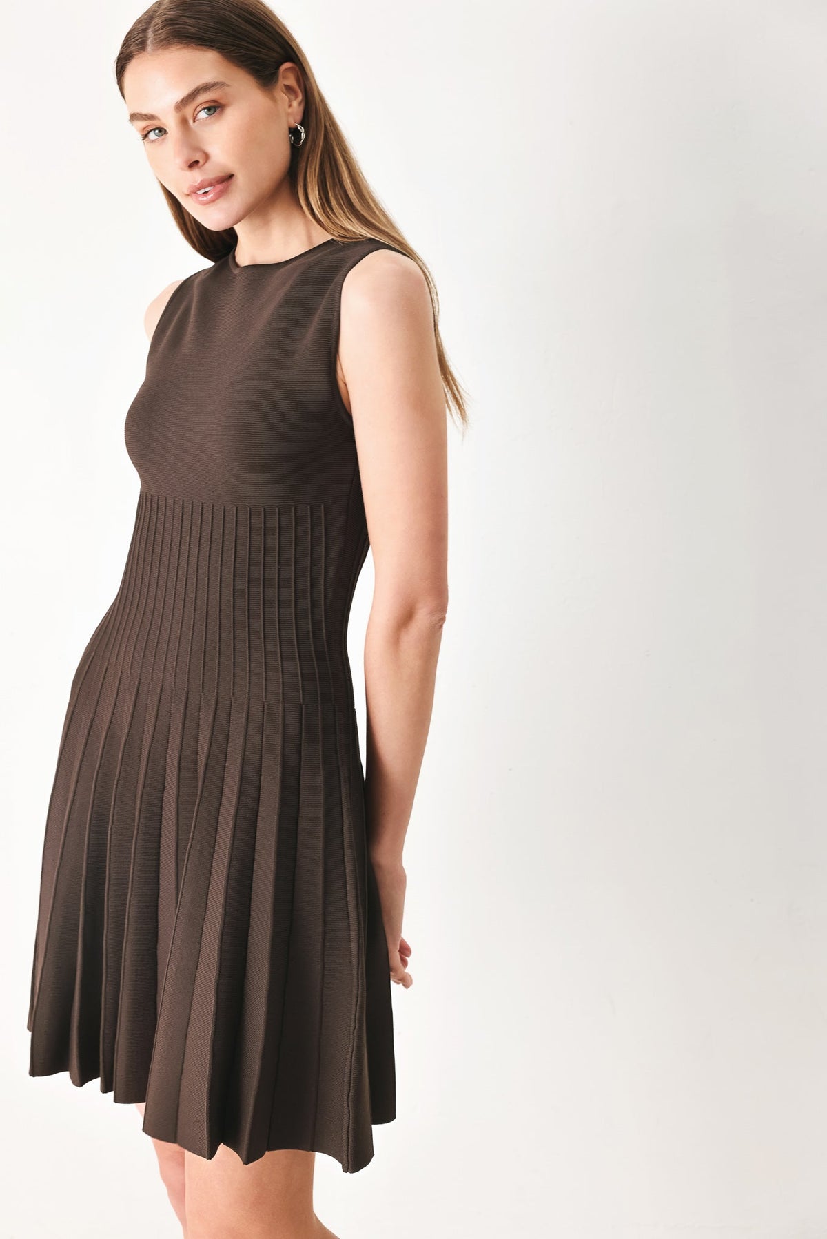 VESTIDO CORTO DE PUNTO EVERYDAY LUXE