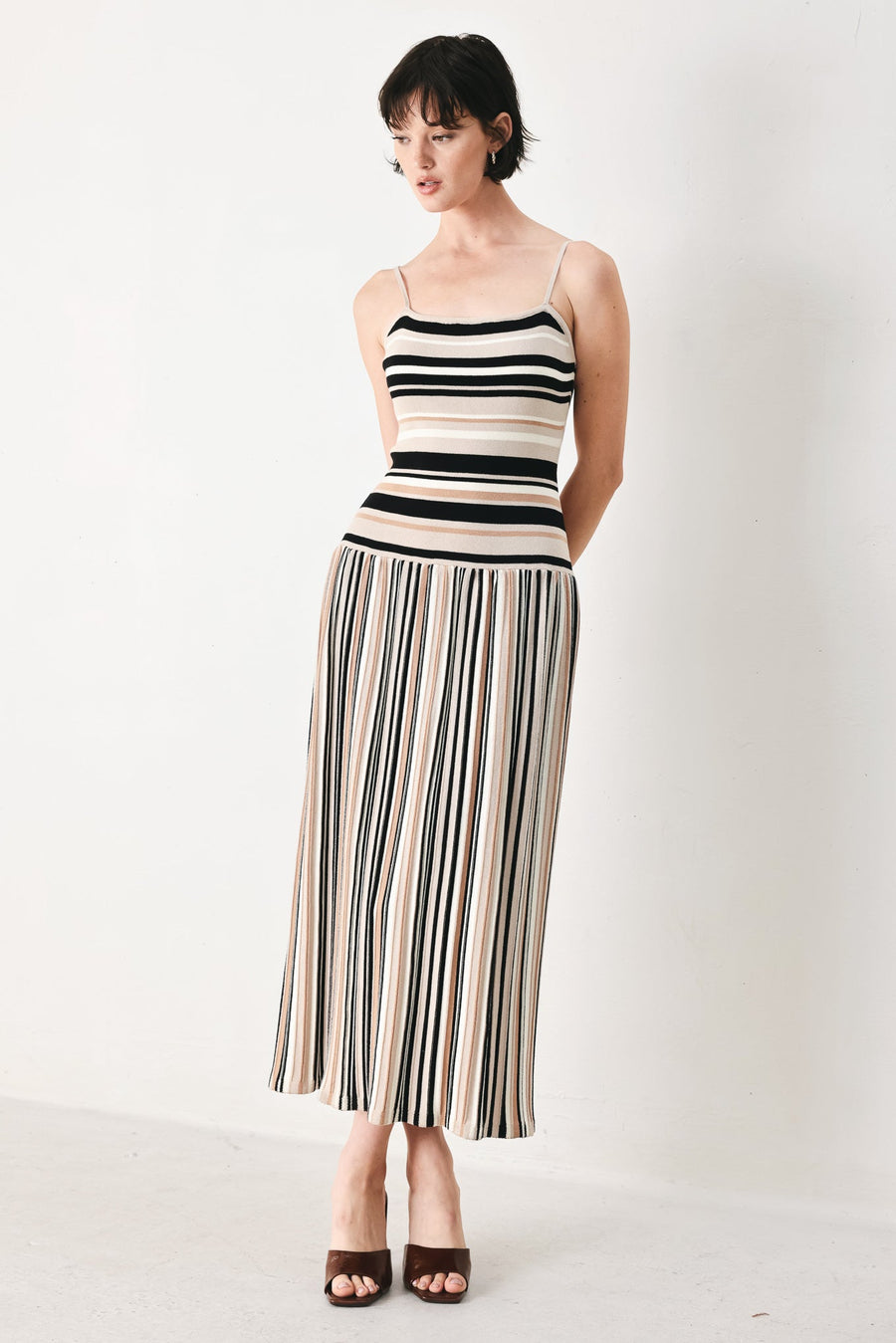 FESTIVAL FREQUENCY SWEATER KNIT MIDI DRESS