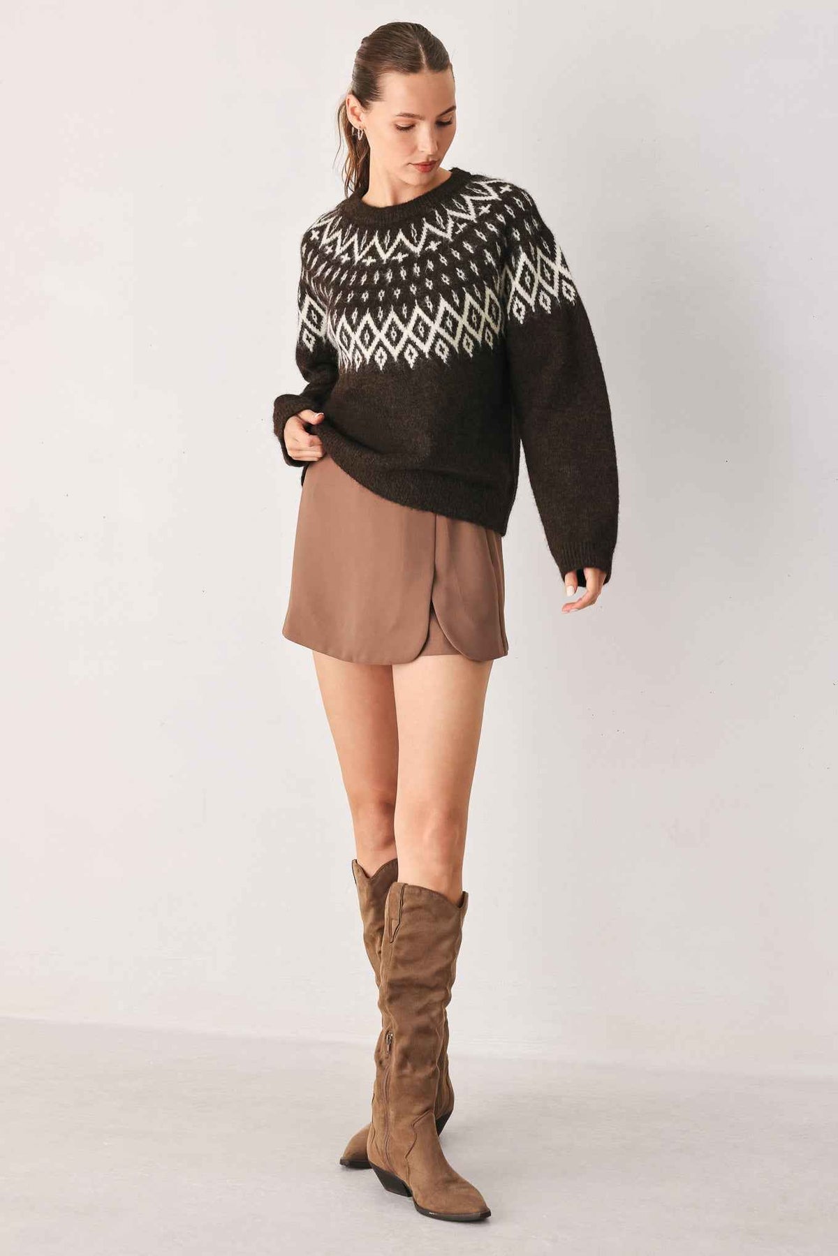 CABIN LIGHT SERENADE SWEATER KNIT PULLOVER TOP