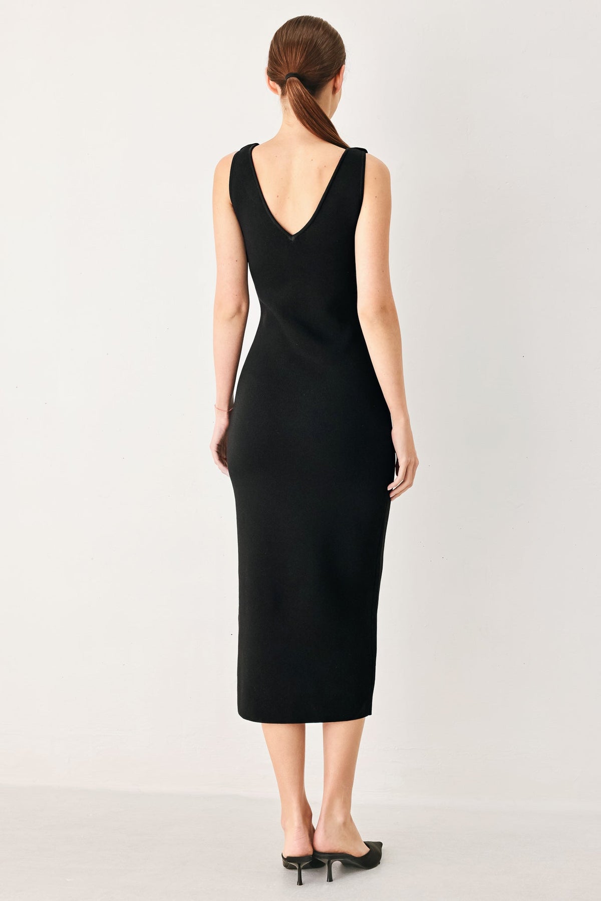 VESTIDO MIDI DE PUNTO MODERN BLOOM