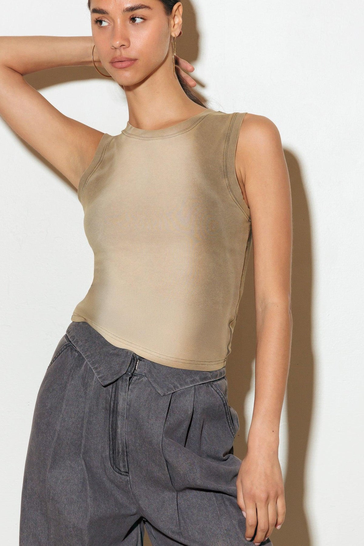 NO ONE PRETTIER KNIT TANK TOP