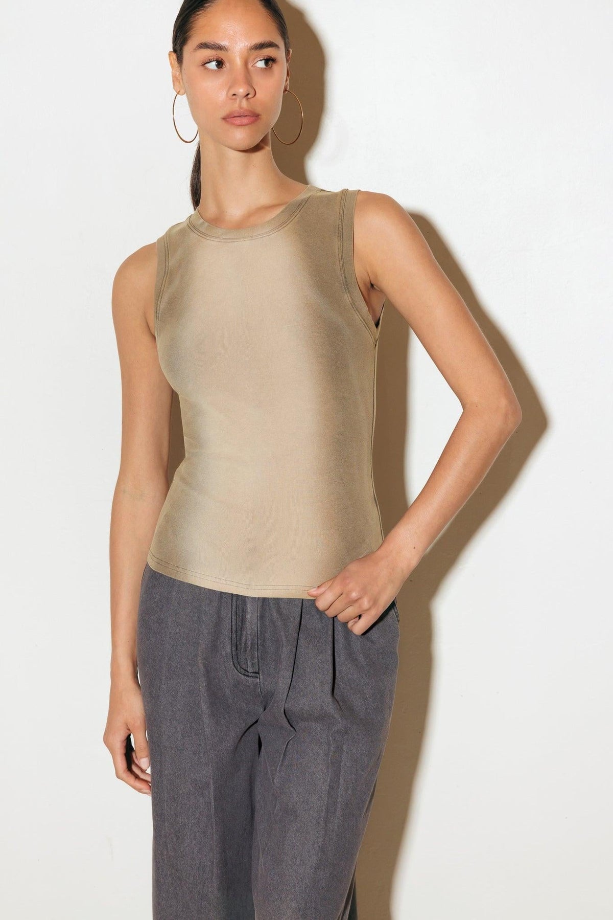 NO ONE PRETTIER KNIT TANK TOP