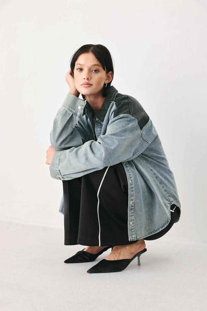MY LOVE FOR YOU DENIM SHIRT