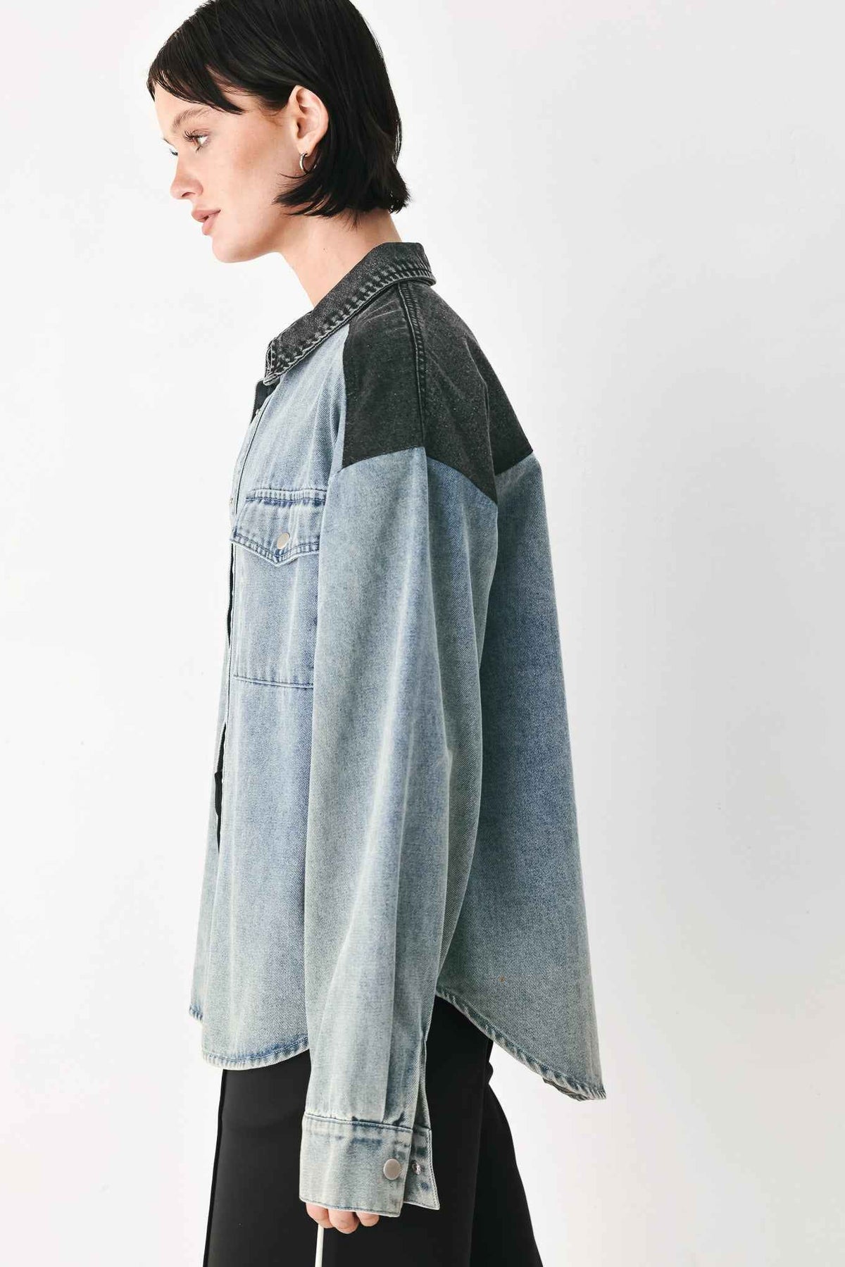 MY LOVE FOR YOU DENIM SHIRT