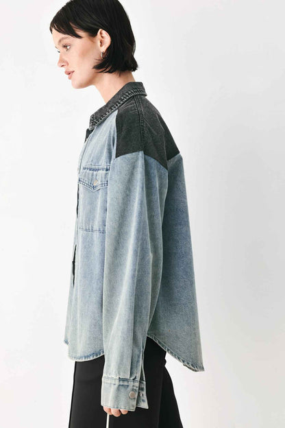 MY LOVE FOR YOU DENIM SHIRT