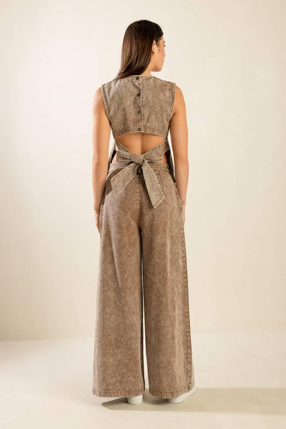 SAFE TO SAY TWILL TOP