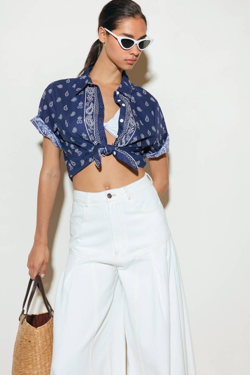 SUNKISSED MEADOW WOVEN SHIRT
