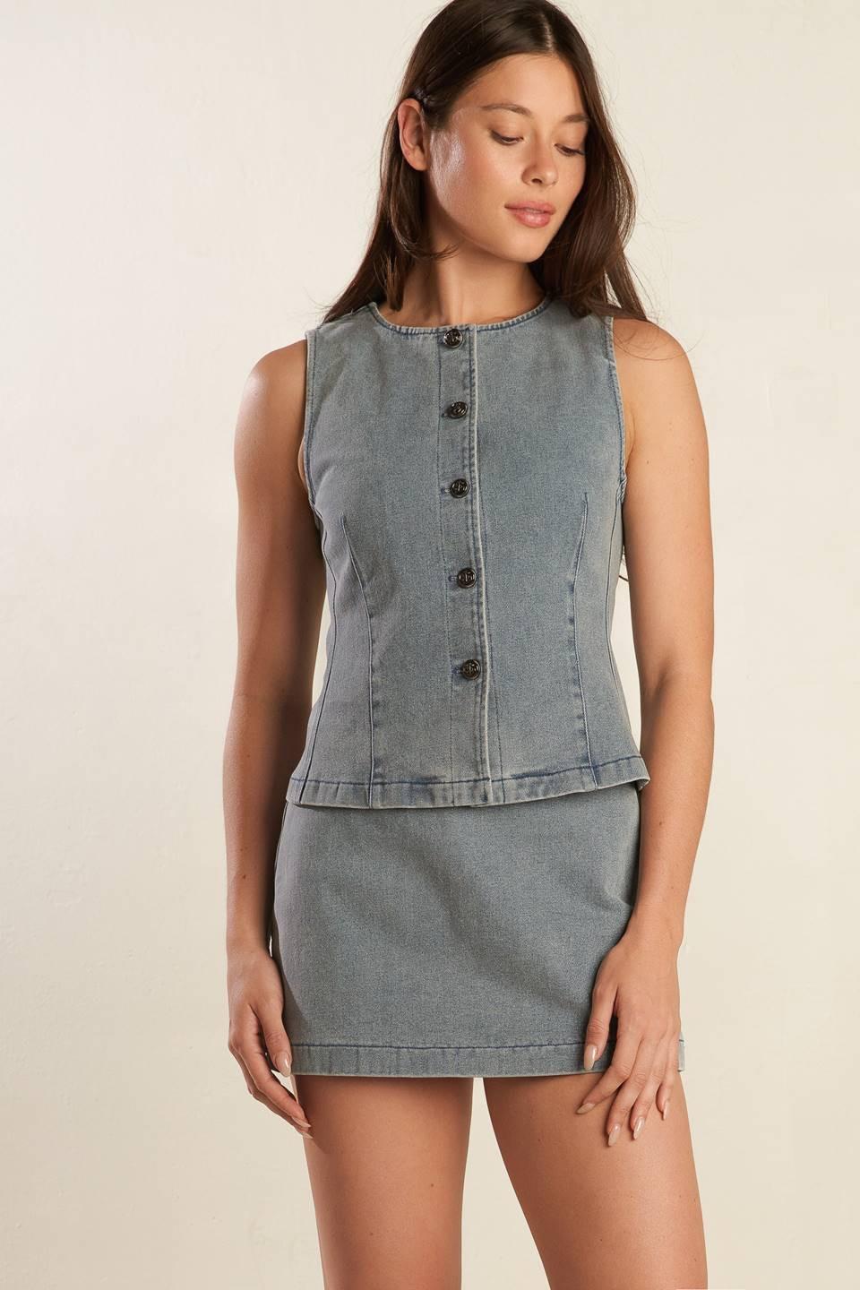 CHALECO VAQUERO MARCA DAISY DATE