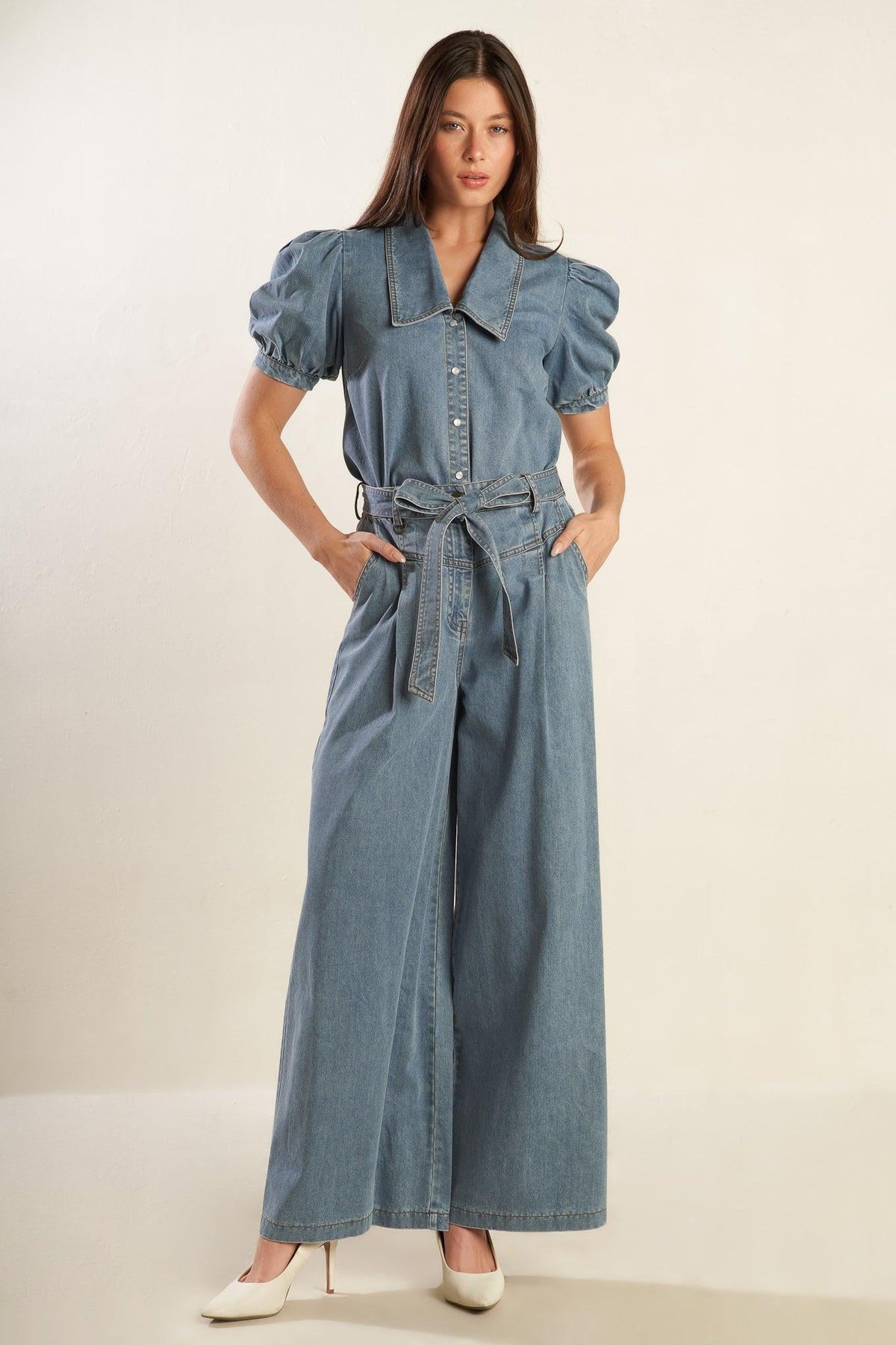 TOP VAQUERO CHAMBRAY ETERNO RESPLANDOR