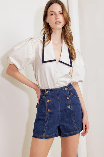 ECRU/NAVY