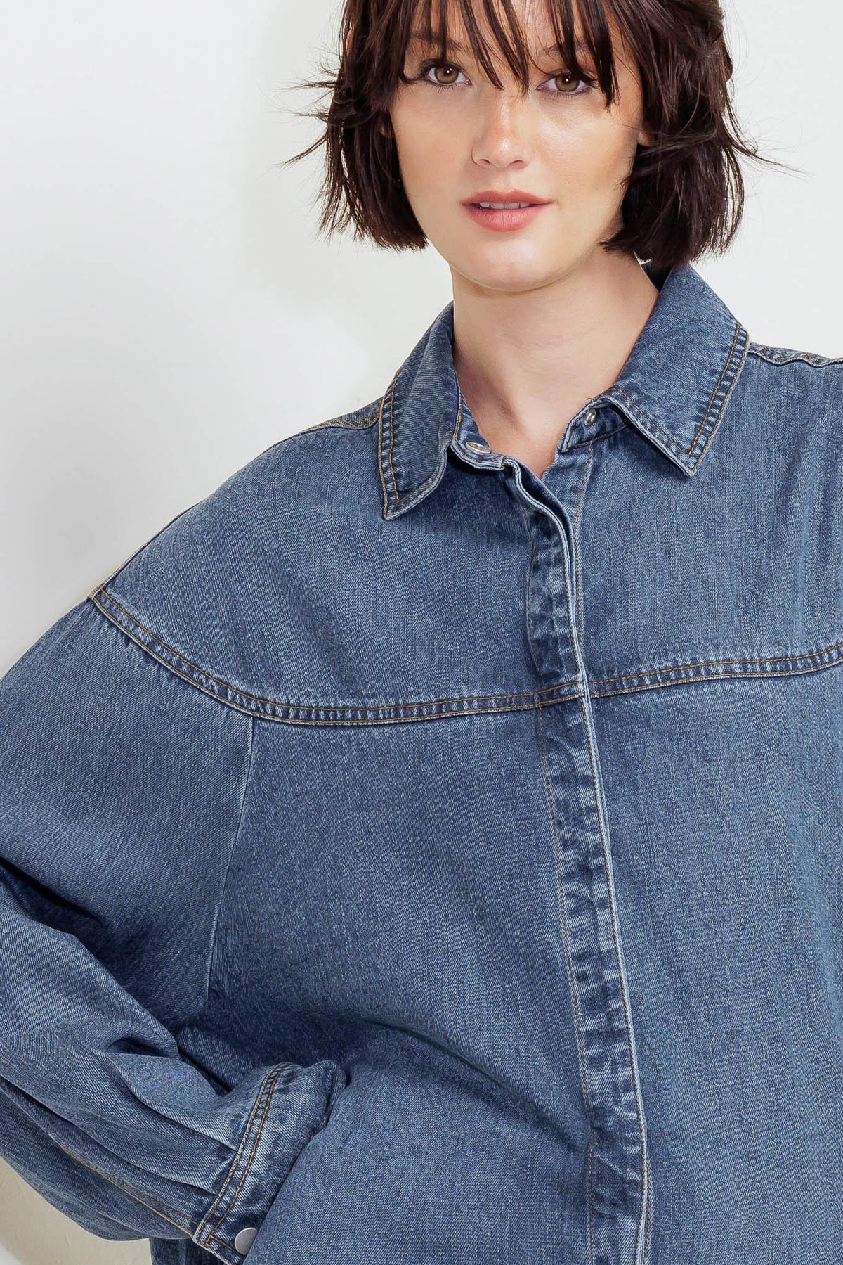 OFFLINE EDGE INDIGO DENIM TOP