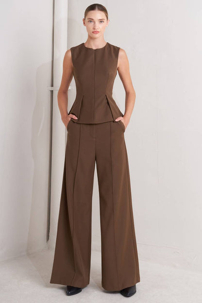 MODERN FLOW WOVEN TOP