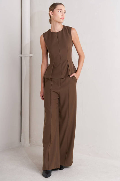 MODERN FLOW WOVEN TOP