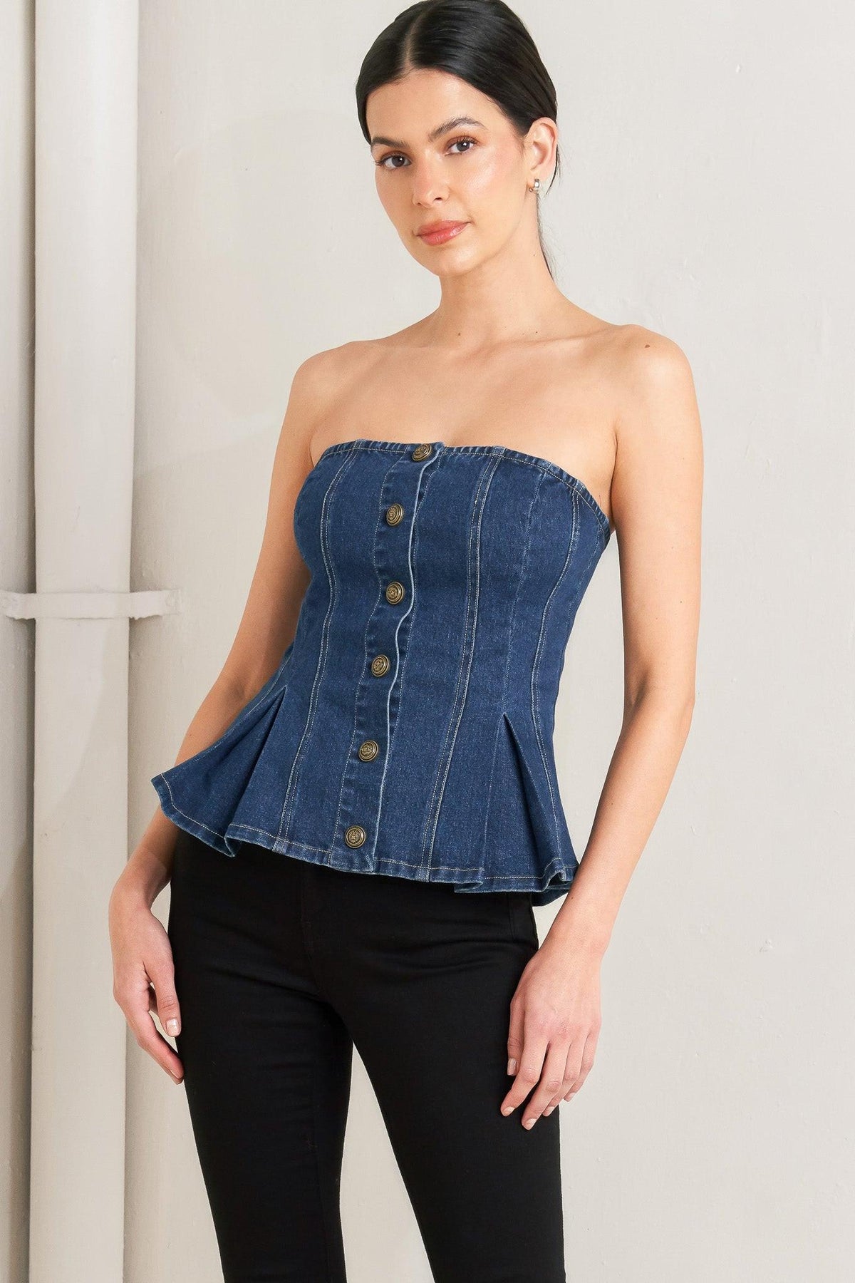 TOP DE MEZCLILLA URBAN FABLE