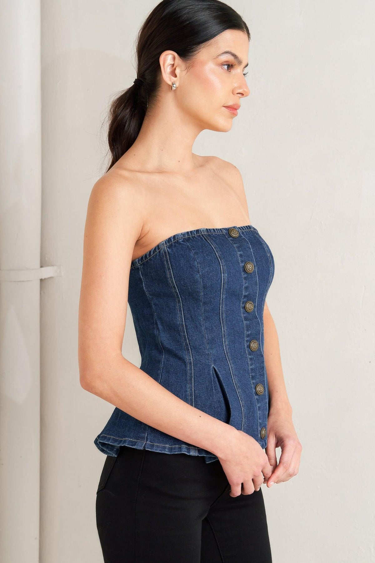 TOP DE MEZCLILLA URBAN FABLE
