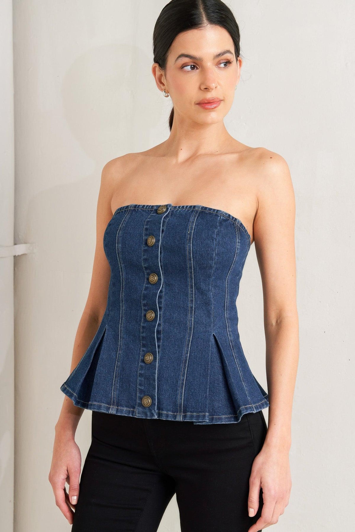 TOP DE MEZCLILLA URBAN FABLE