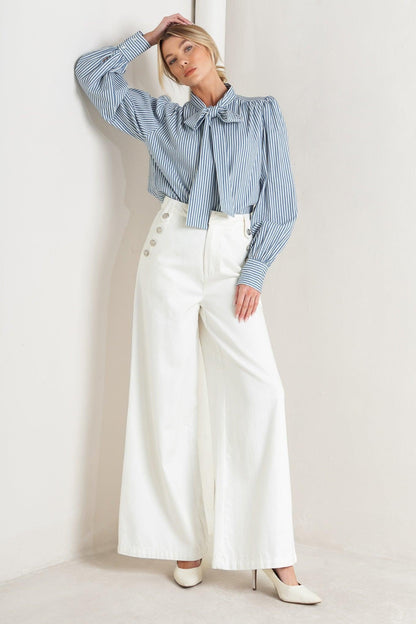 CHARMING INTENTIONS WOVEN TOP